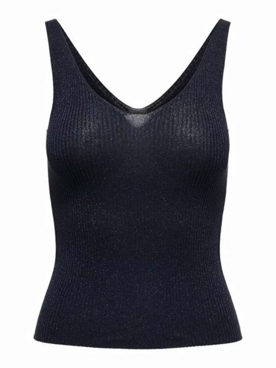 JACQUELINE de YONG Shirttop Tank Top V-Ausschnitt Ärmellos Geripptes Design günstig online kaufen