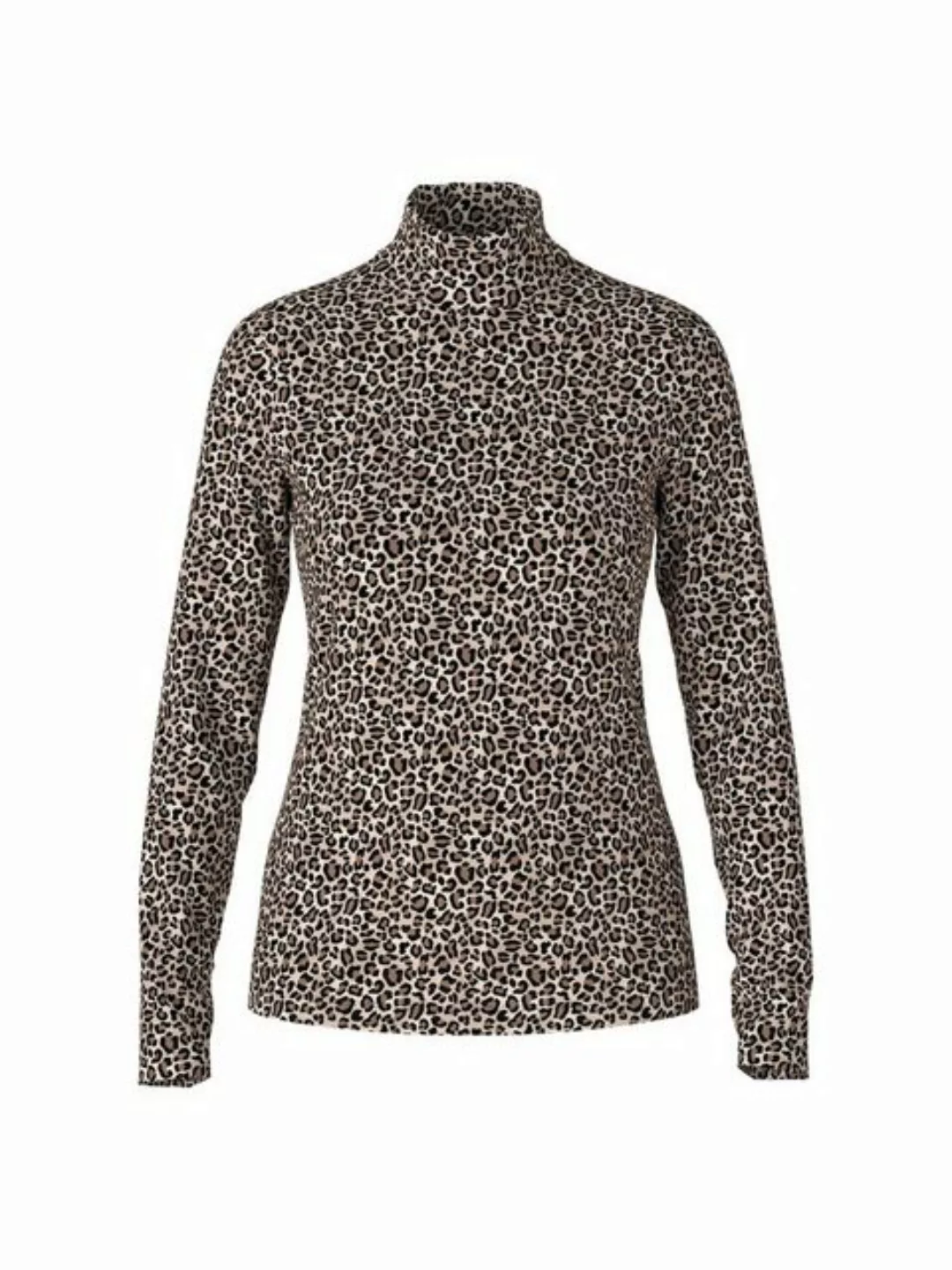 Marc Cain Langarmshirt Patch it Up Premium Damenmode mit hohem Turtle-Neck günstig online kaufen