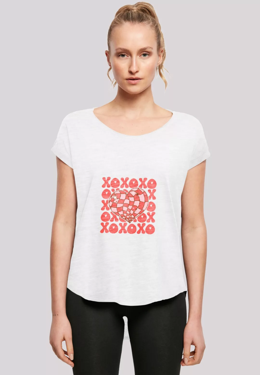 F4NT4STIC T-Shirt "XOXO Herz Love", Premium Qualität günstig online kaufen