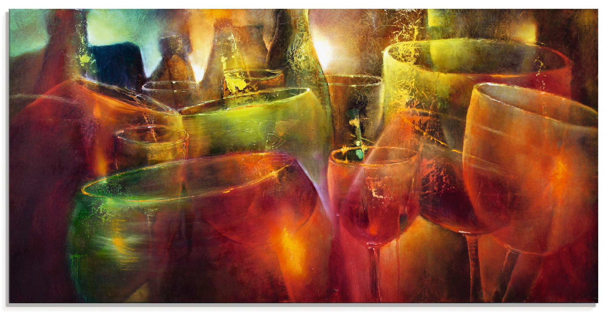 Artland Glasbild »Zu später Stunde I«, Getränke, (1 St.), in verschiedenen günstig online kaufen