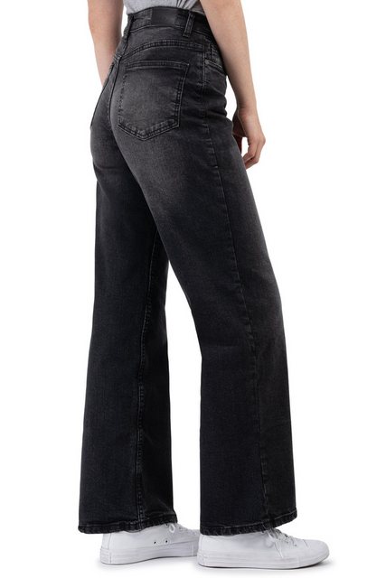 SUBLEVEL Weite Jeans Damen Jeans High Waist weiter Schnitt bequem und dehnb günstig online kaufen