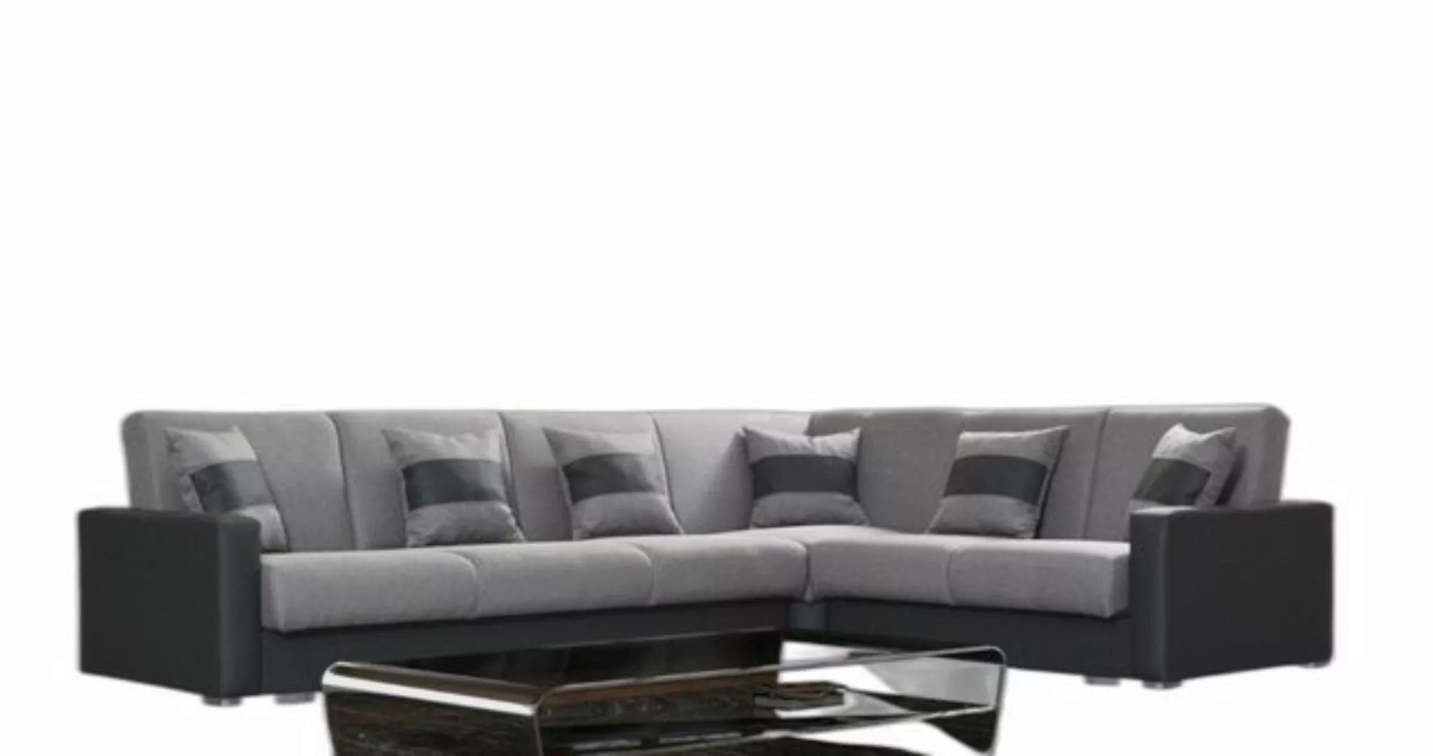 Xlmoebel Ecksofa Design Textil Sofa L-form Sofa Wohnlandschaft Relax Sitz, günstig online kaufen