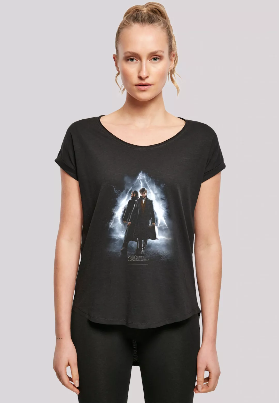 F4NT4STIC T-Shirt "Phantastische Tierwesen Newt and Dumbledore Poster", Dam günstig online kaufen