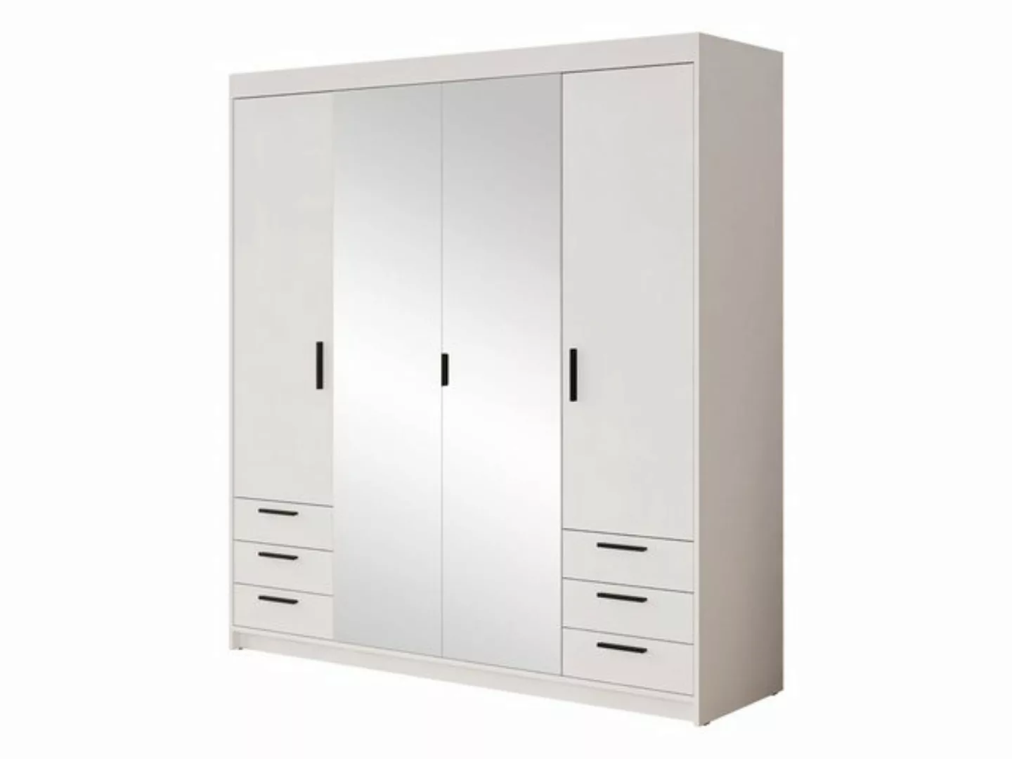 MIRJAN24 Kleiderschrank Elena 4D6S (mit vier Drehtüren und sechs Suchbladen günstig online kaufen