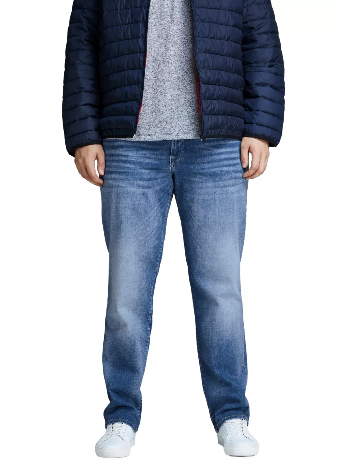 Jack & Jones Herren Jeans JJITIM JJICON JJ 357 50SPS - Slim Fit - Blau - Bl günstig online kaufen