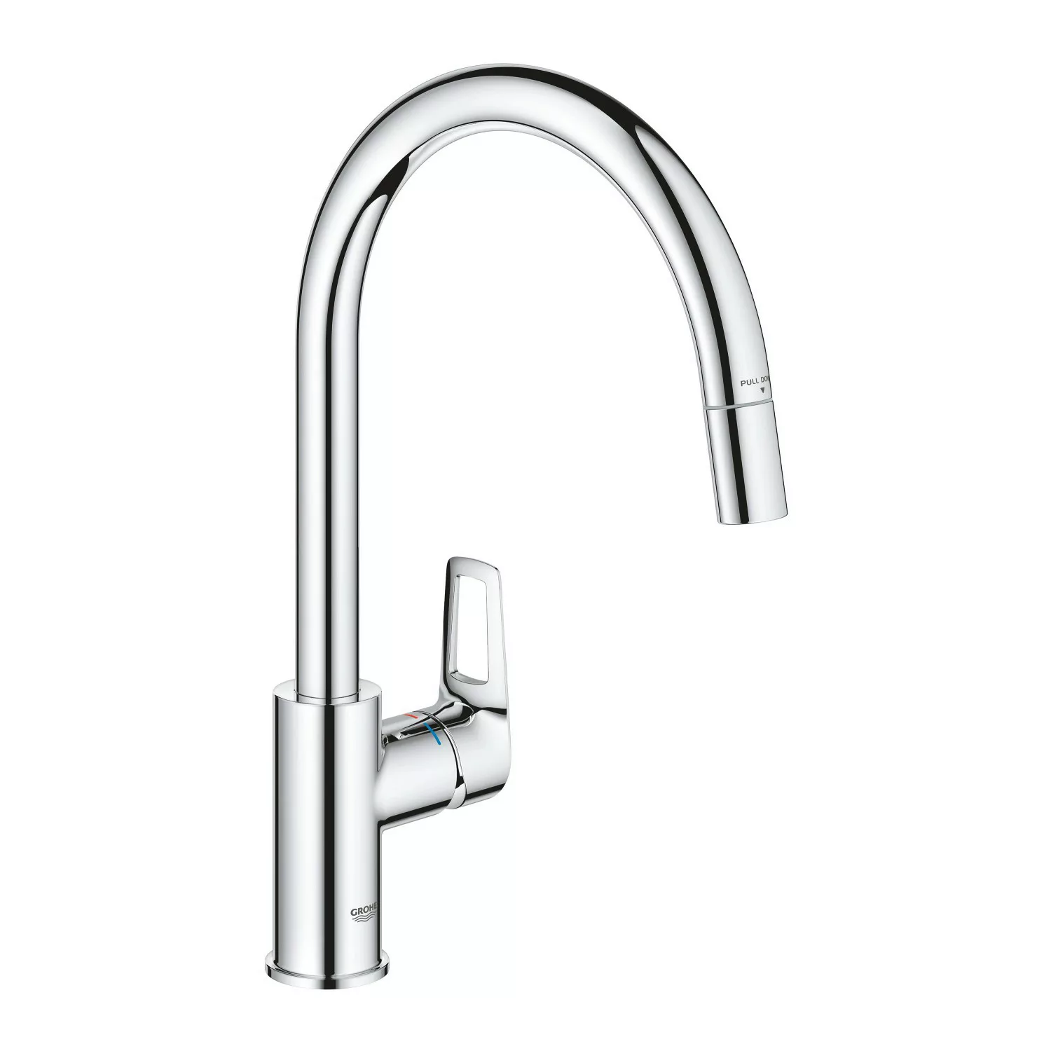 Grohe QuickFix Einhebel-Spültischarmatur Start Loop Chrom mit Brause günstig online kaufen