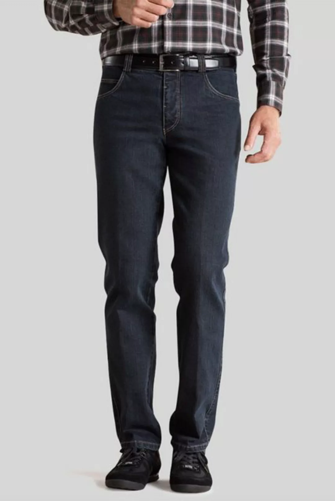 MEYER Regular-fit-Jeans Diego mit Stretch-Dehnbund günstig online kaufen