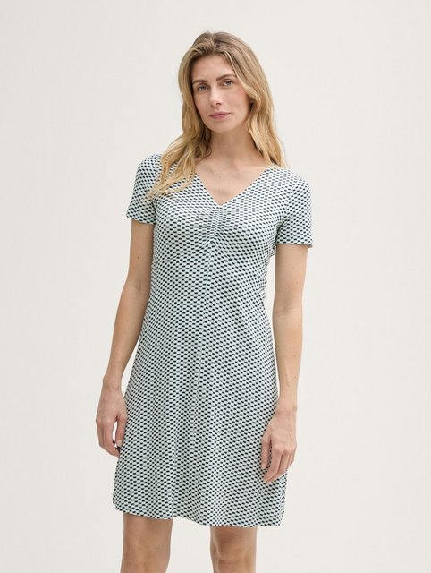 TOM TAILOR Sommerkleid Kleid mit Raffungen günstig online kaufen