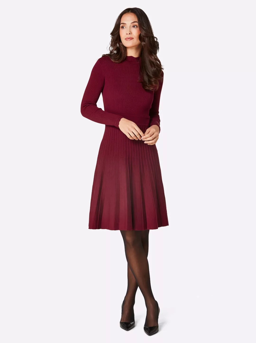 CREATION L PREMIUM Strickkleid "Lyocell-Viskose-Strickkleid" günstig online kaufen