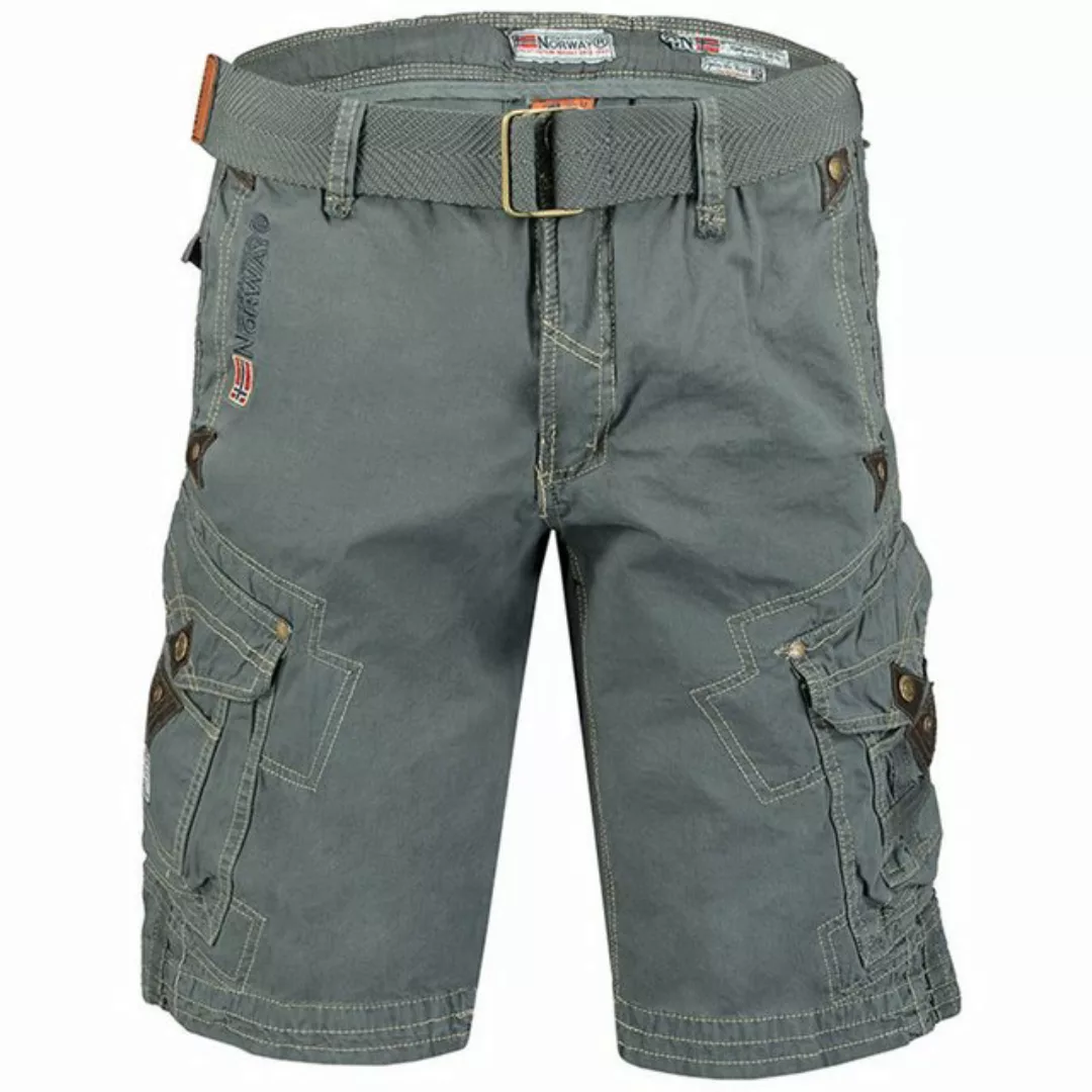 Geographical Norway Cargoshorts Herren kurze Hose BRPEANUT Blau (Packung, 1 günstig online kaufen