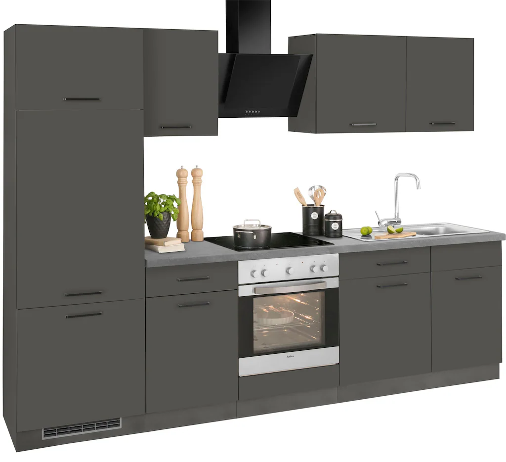 wiho Küchen Küchenzeile "Esbo", ohne E-Geräte, Breite 280 cm günstig online kaufen