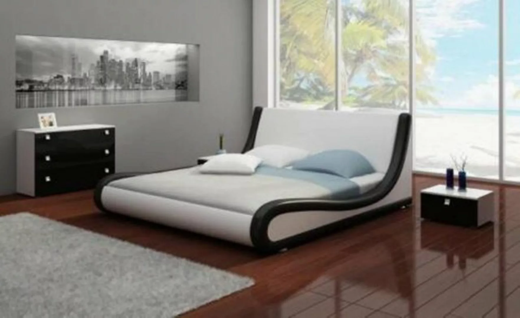 JVmoebel Bett Design Polsterbett Bett Doppel Ehe Modernes 180x200 cm Sofort günstig online kaufen