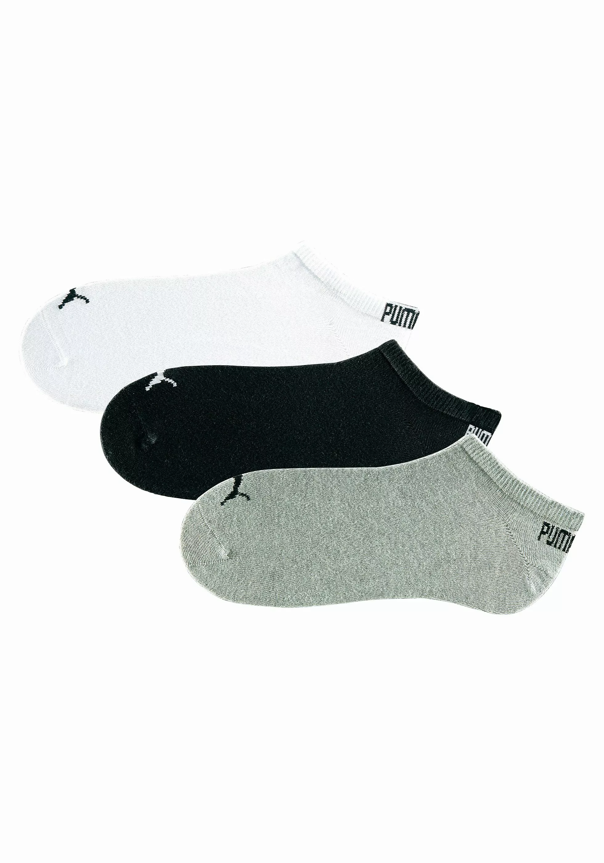 PUMA Sneakersocken, (3 Paar), mit eingestricktem Markenlogo günstig online kaufen