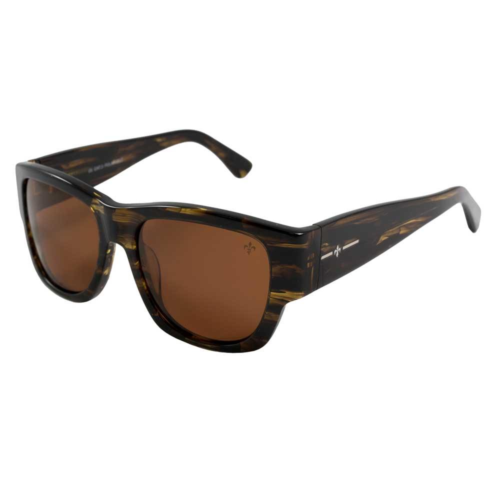 Lenoir Eyewear Mesrine Sonnenbrille CAT3 Brown Stainless Frame With Brown L günstig online kaufen