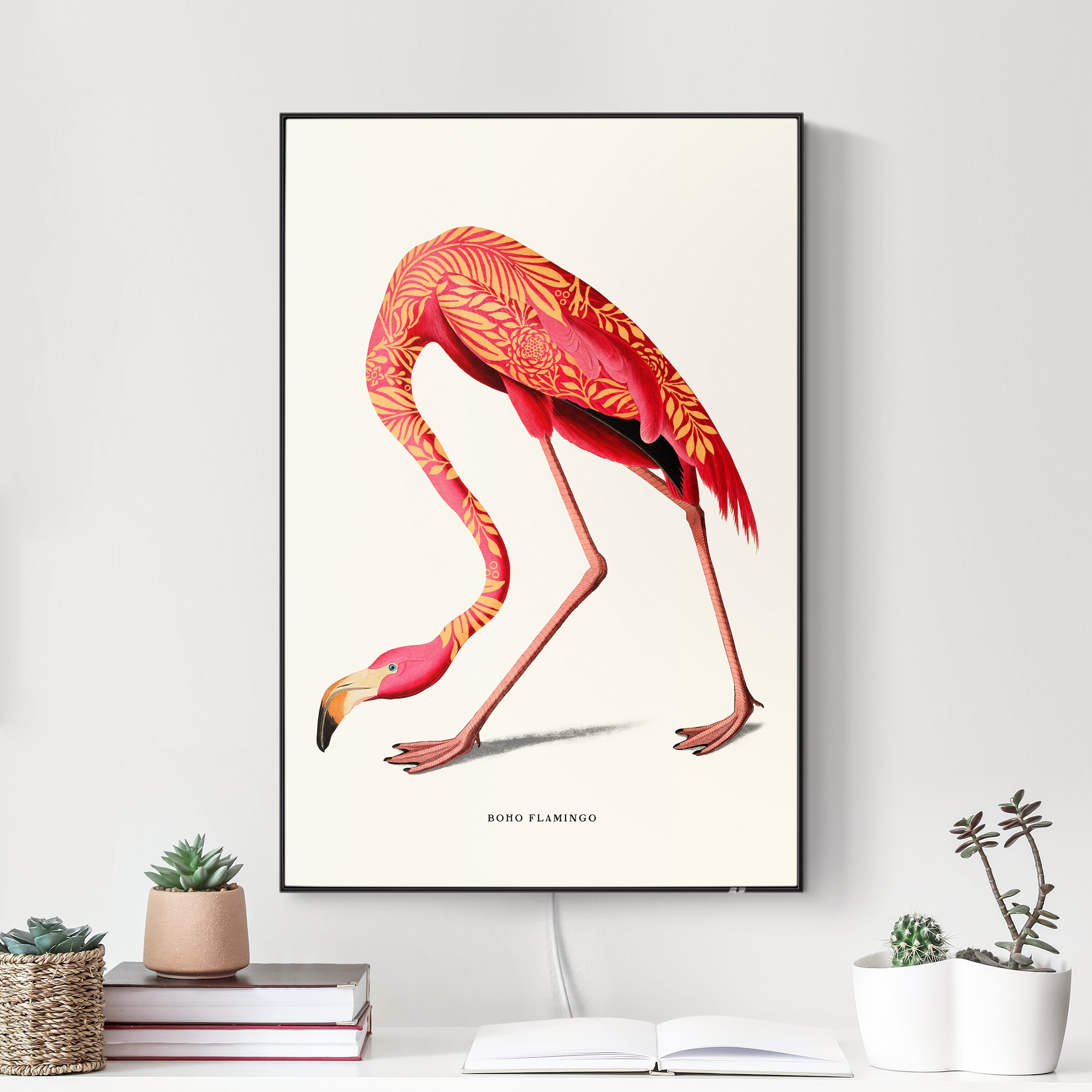 LED-Wechselbild Boho Vogel - Flamingo günstig online kaufen