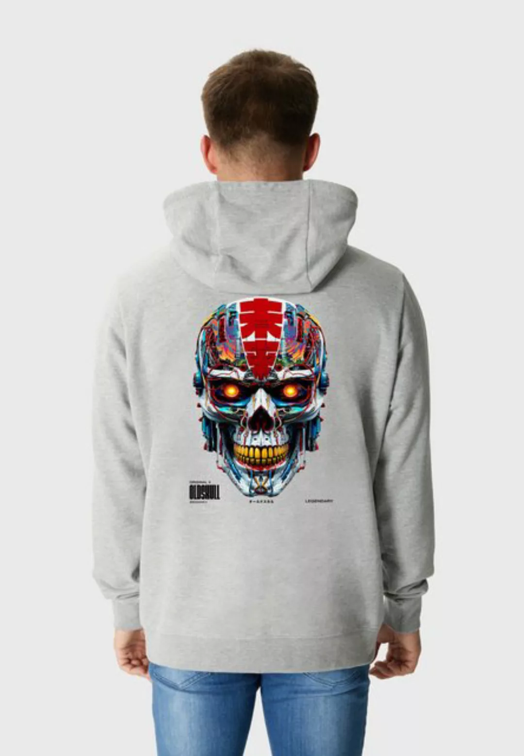 Oldskull Hoodie Xtreme Vivid Skull Graphic günstig online kaufen