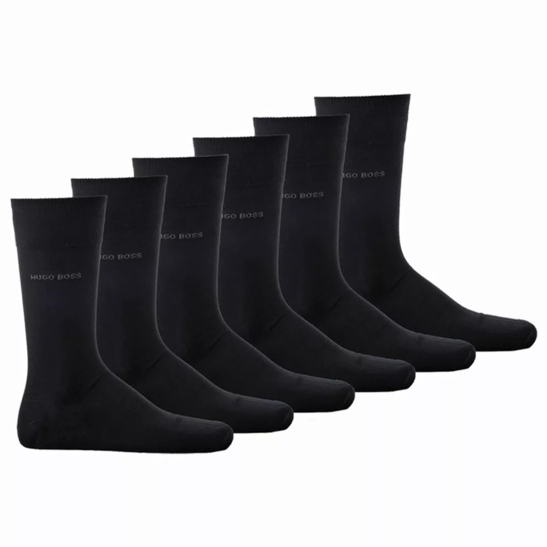 HUGO BOSS 3er Pack Socken, Soft Cotton, Threepack RS uni SP CC - Schwarz / günstig online kaufen