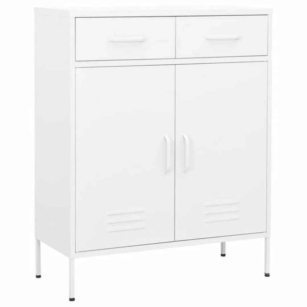 Lagerschrank Weiß 80x35x101,5 Cm Stahl günstig online kaufen