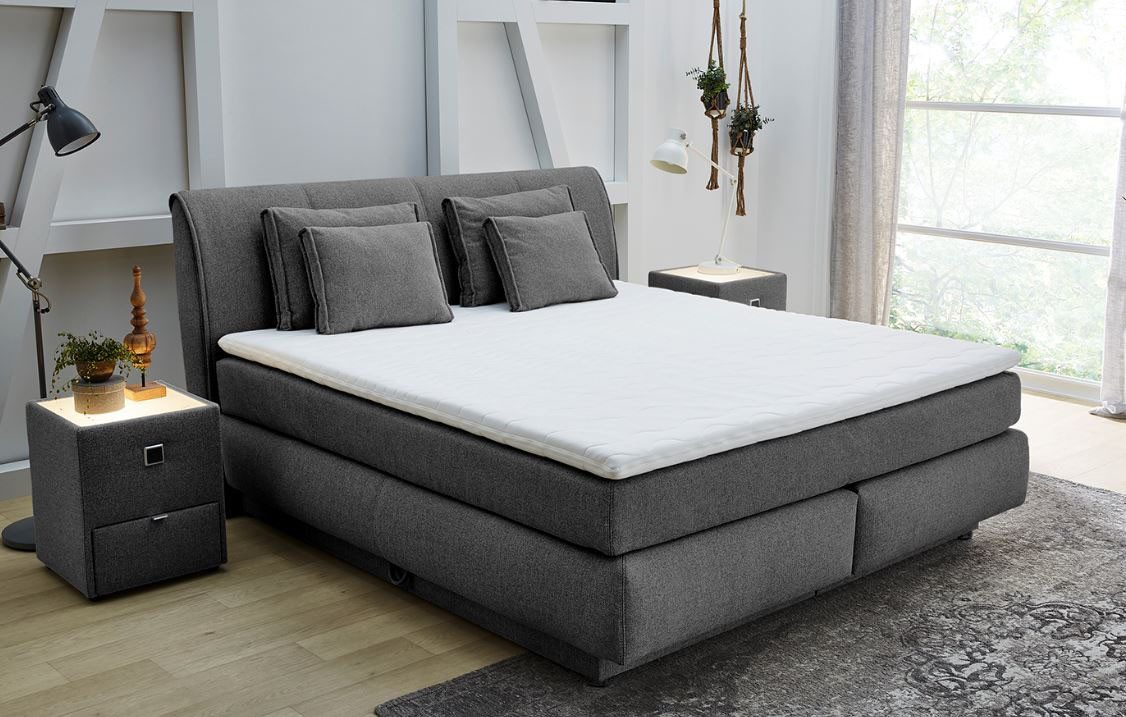 Jockenhöfer Gruppe Boxspringbett ""Carla", Topseller, mit Bettkasten und Ka günstig online kaufen