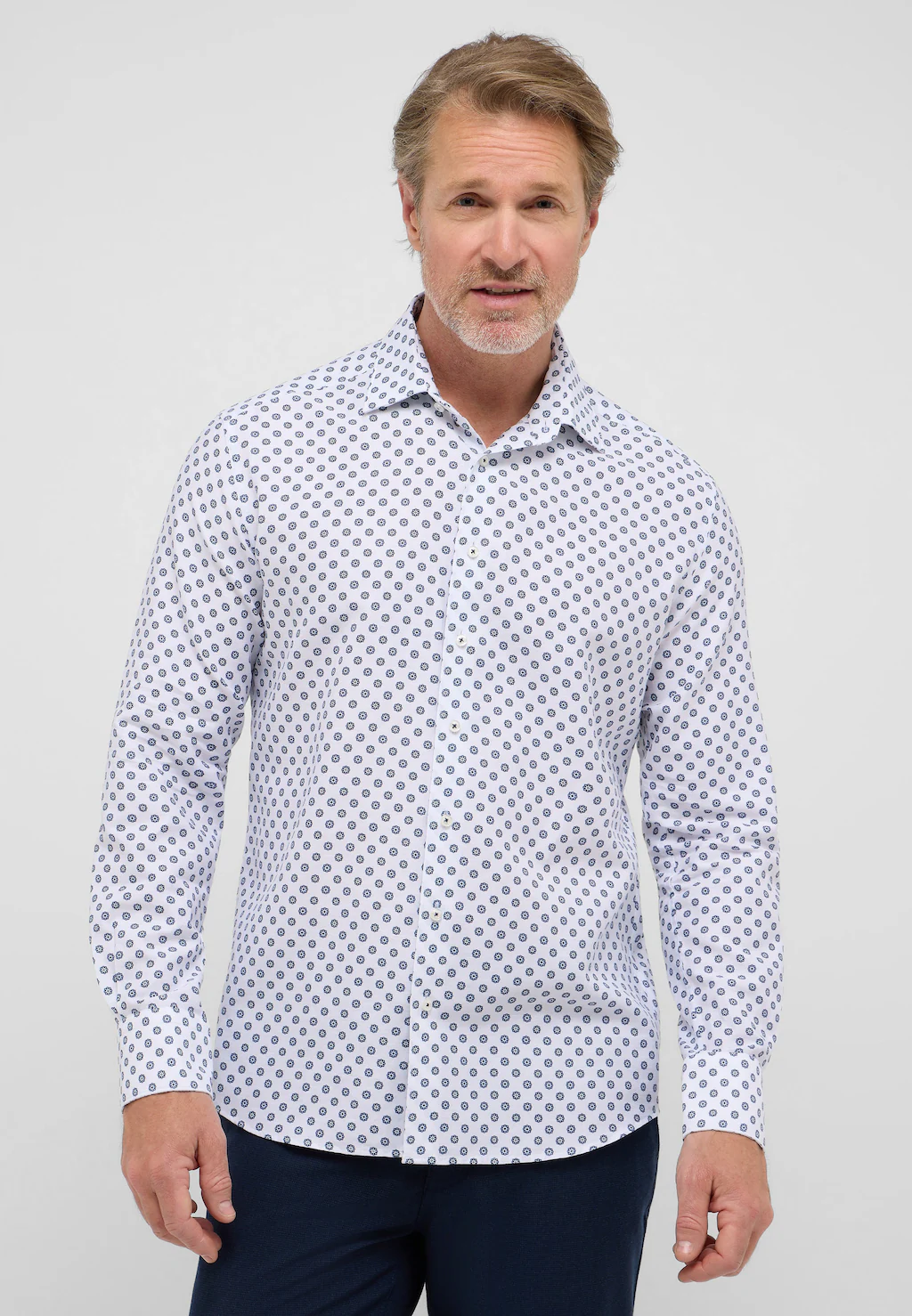 Eterna Langarmhemd "MODERN FIT", EASY IRON (bügelleicht) günstig online kaufen