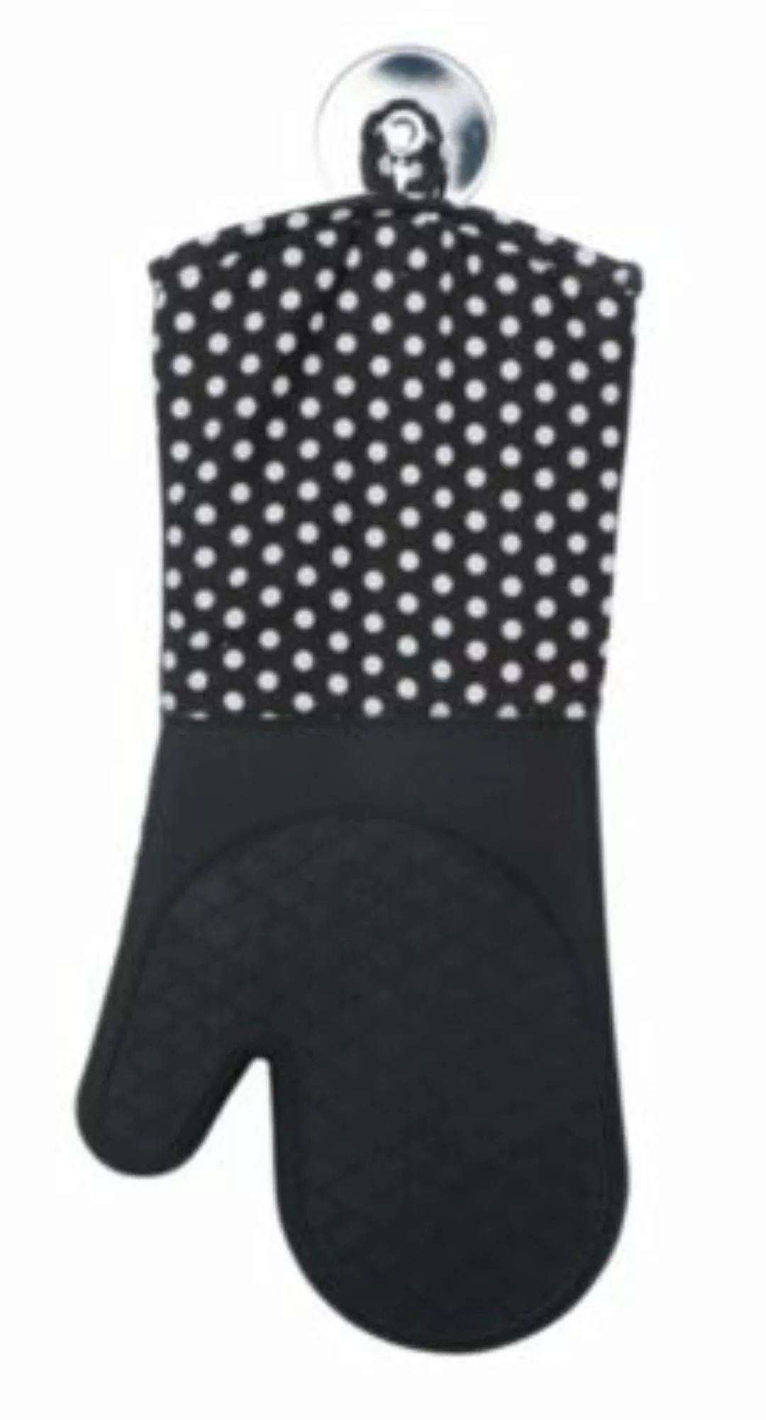WENKO Topfhandschuhe Silikon Schwarz, 1 Paar schwarz/weiß günstig online kaufen