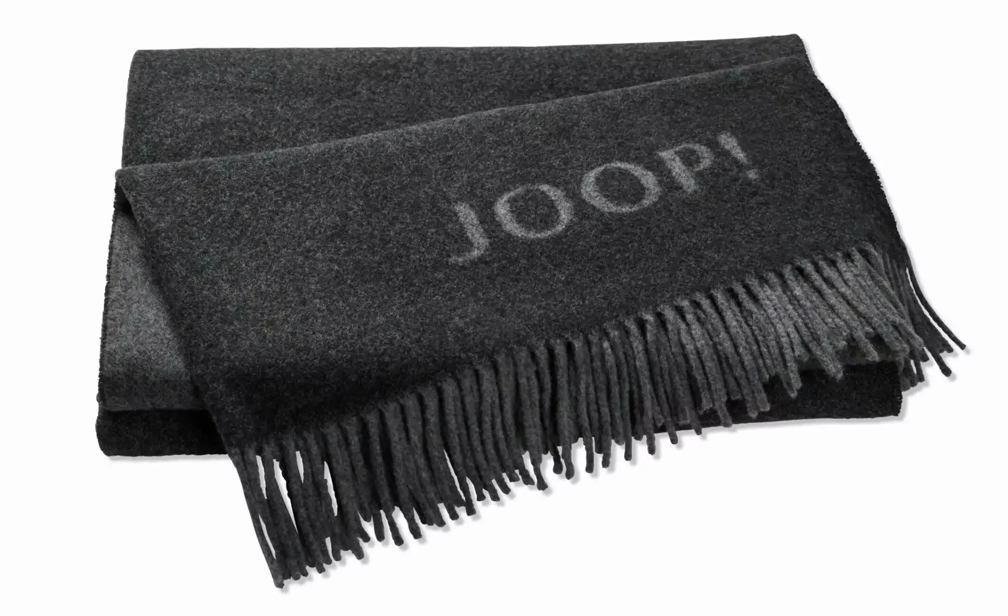 JOOP! Plaid Fine Doubleface   ¦ grau ¦ Wollmix ¦ Maße (cm): B: 130 H: 1 Dek günstig online kaufen