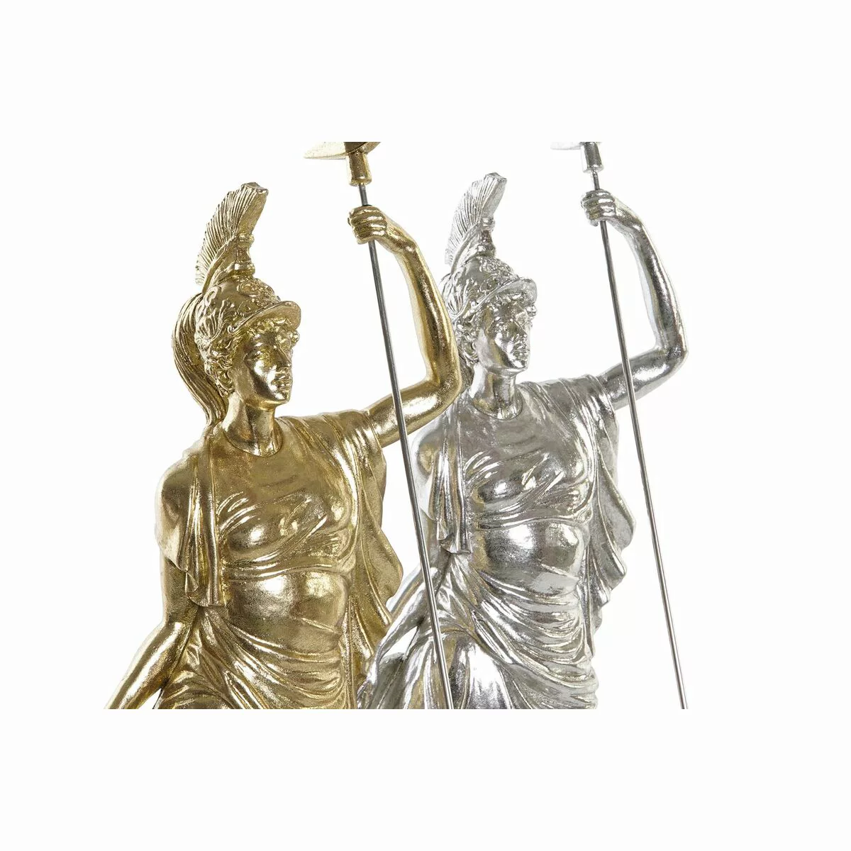 Deko-figur Dkd Home Decor Dios Marte Griechische Göttin Silberfarben Golden günstig online kaufen