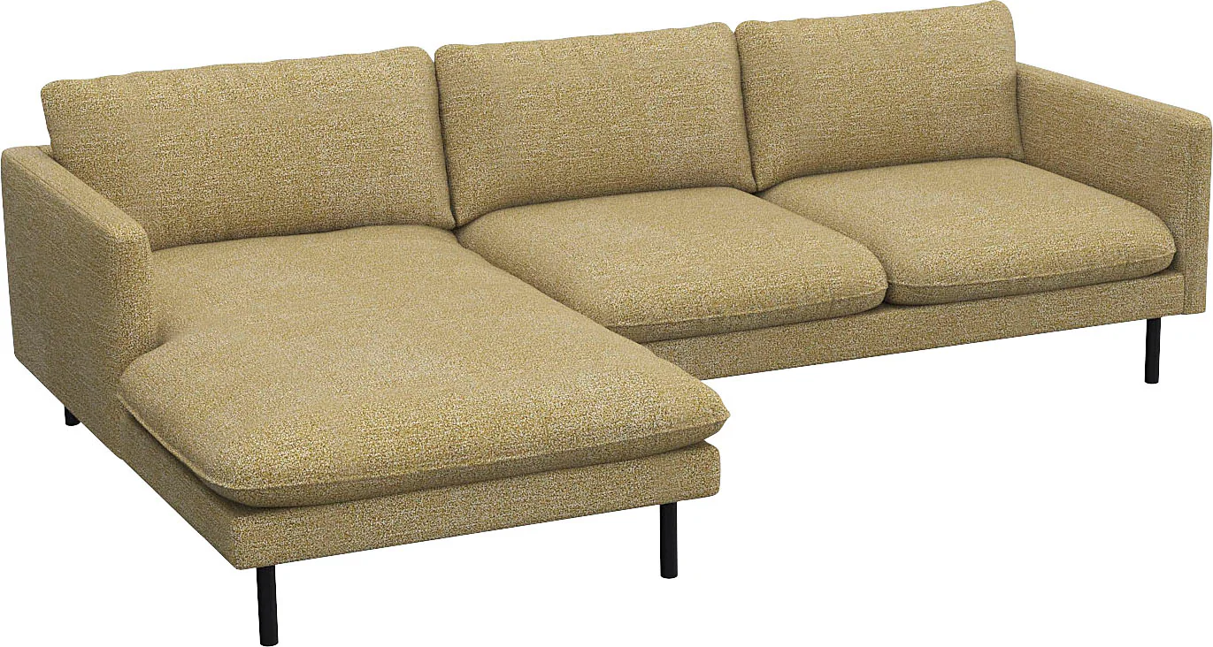 FLEXLUX Ecksofa »Bolzano, elegant und bequem, L-Form«, Sitzaufbau mit Kalts günstig online kaufen