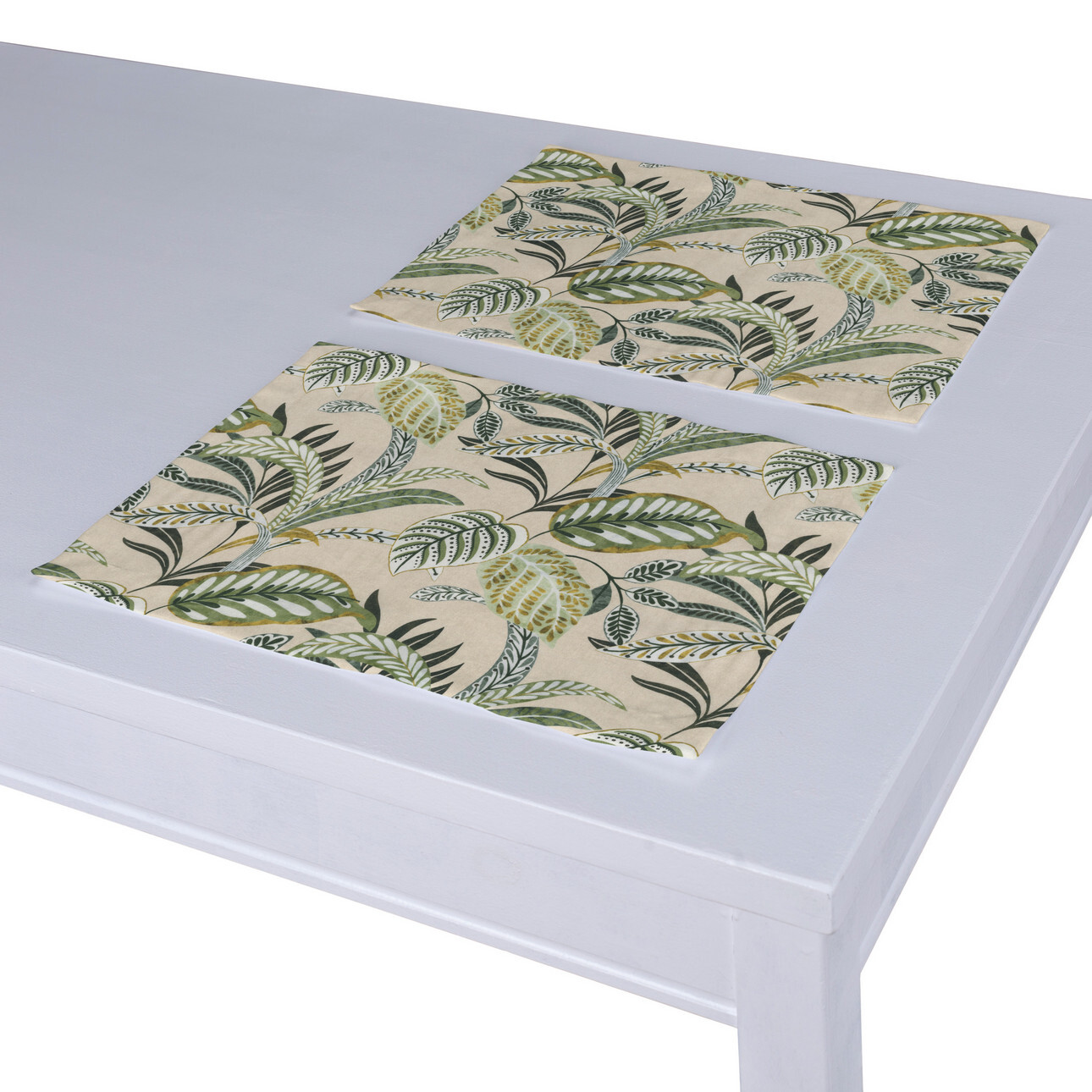 Tischset 2 Stck., olivgrün, beige, 30 x 40 cm, Tropical Island (142-96) günstig online kaufen