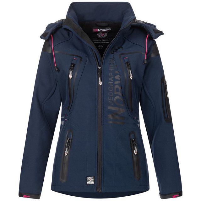 Geographical Norway Softshelljacke Damen Outdoor Windbreaker Regen Funktion günstig online kaufen