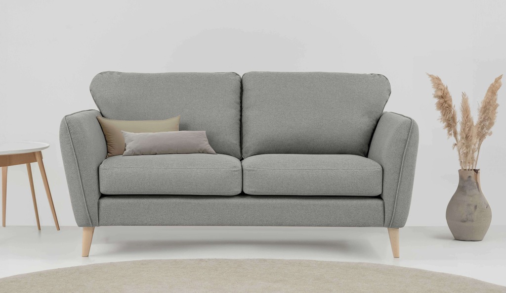 Home affaire 2-Sitzer "MARSEILLE Kompaktsofa 170 cm, Cord, Flachgewebe, Str günstig online kaufen