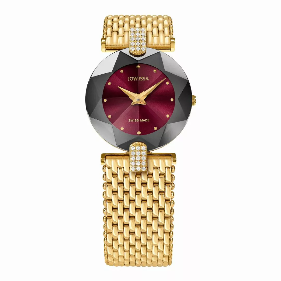 JOWISSA Schweizer Uhr Facett Strass günstig online kaufen