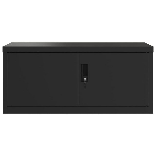 vidaXL Aktenschrank Aktenschrank Schwarz 90x40x40 cm Stahl günstig online kaufen