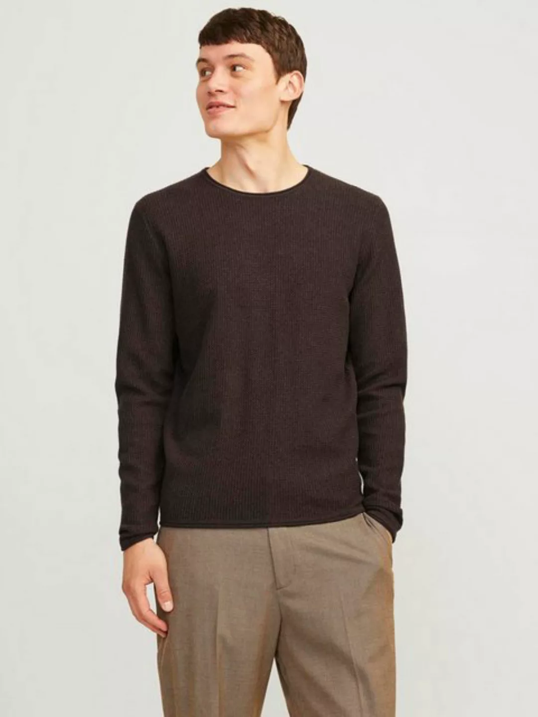 Jack & Jones Rundhalspullover "JJECOOPER KNIT CREW NECK NOOS", in Strick Op günstig online kaufen