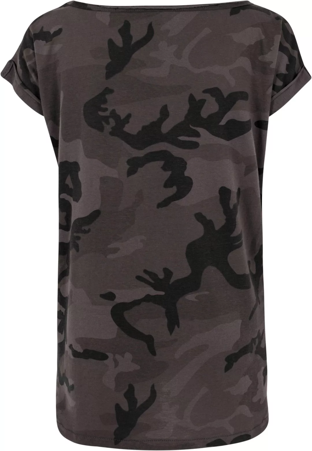URBAN CLASSICS T-Shirt "Urban Classics Damen Ladies Camo Back Shaped Tee", günstig online kaufen