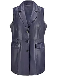 Lederweste Emilia Lay blau günstig online kaufen