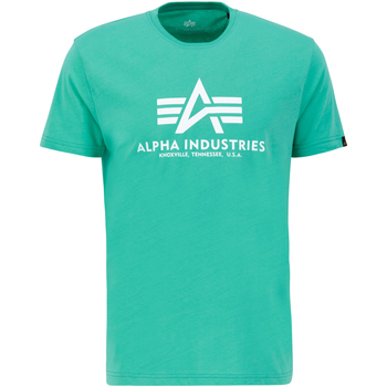 Alpha Industries  T-Shirts & Poloshirts Basic T-Shirt BL - atomic green günstig online kaufen