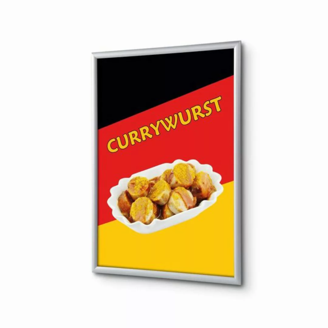 Showdown Displays Hängevitrine A1 - Komplett-Set - Currywurst - Schwarz/Gel günstig online kaufen