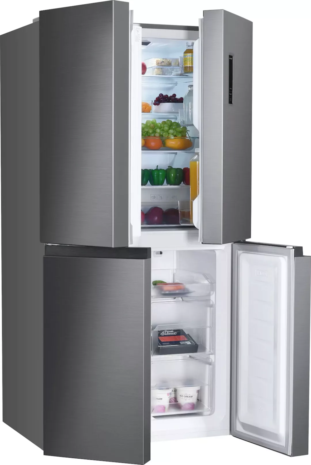 Hanseatic Multi Door »HCDC18080CI«, NoFrost, Display, Türalarm günstig online kaufen