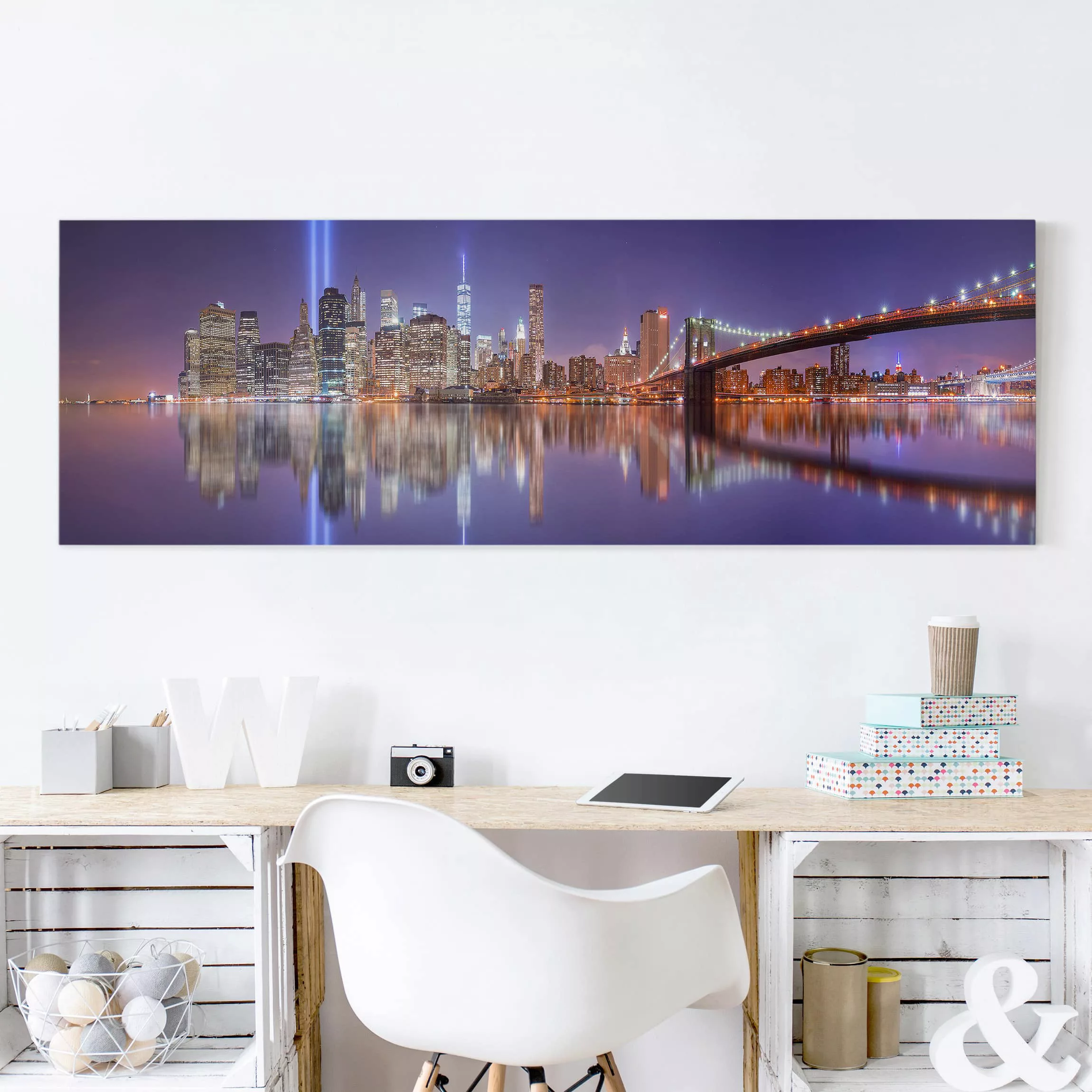 Leinwandbild New York - Panorama In Memorial günstig online kaufen