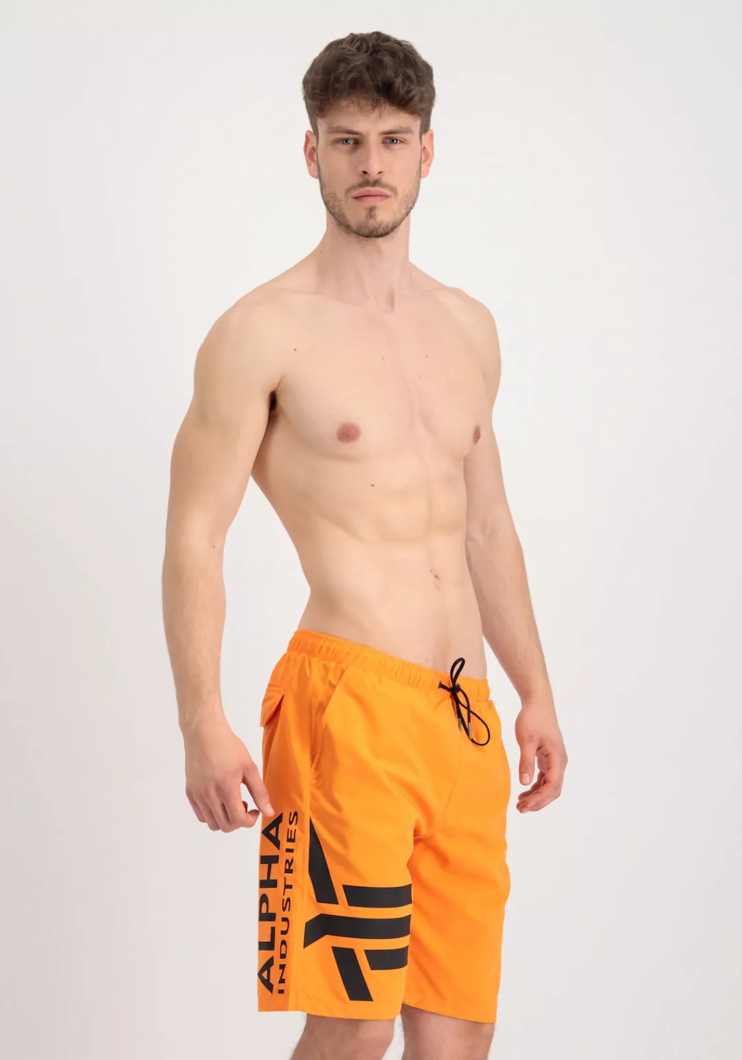 Alpha Industries Shorts "Alpha Industries Men - Beachwear Side Print Board günstig online kaufen