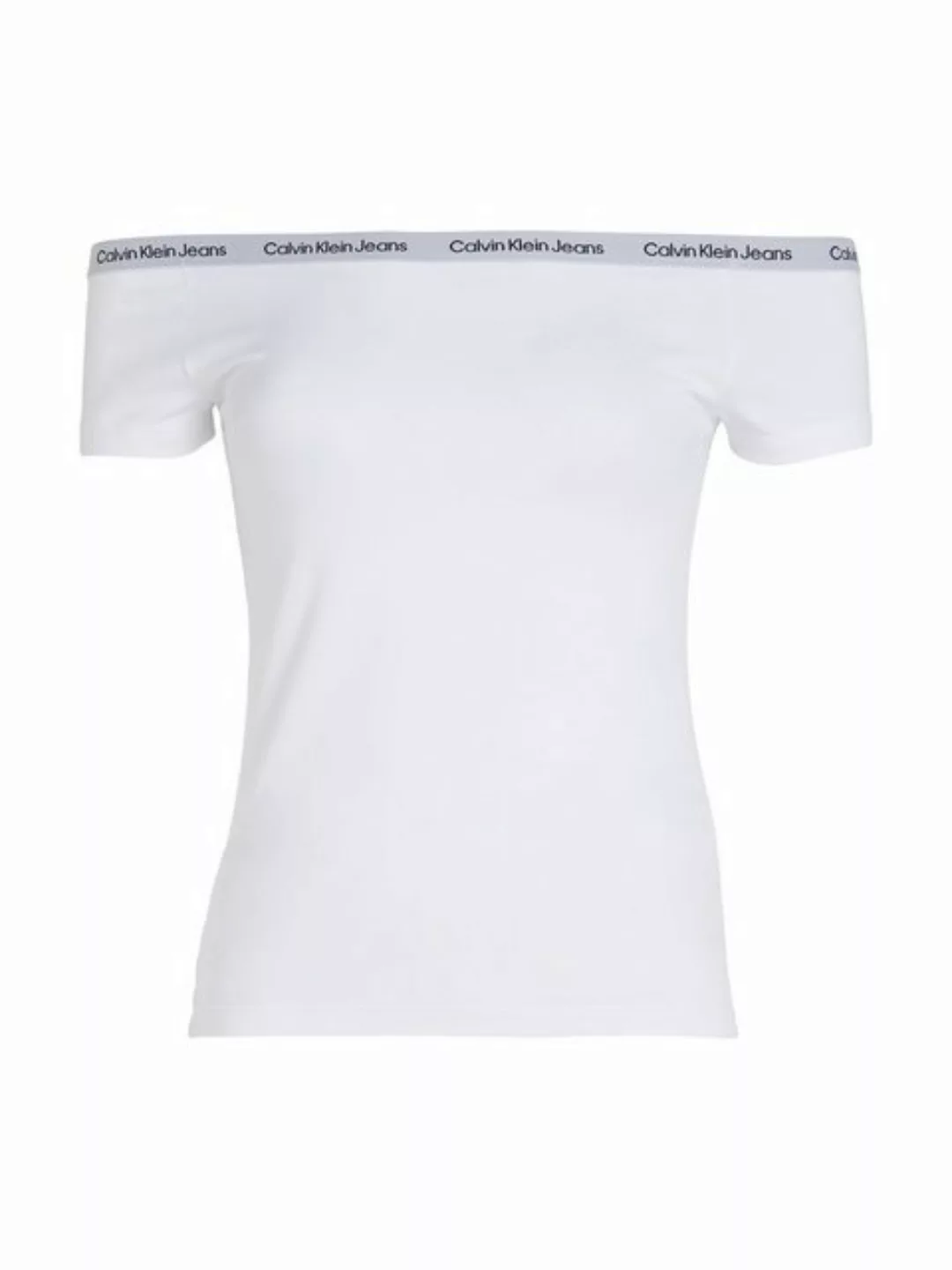 Calvin Klein Jeans T-Shirt LOGO ELASTIC BARDOT TOP mit Logoschriftzug günstig online kaufen