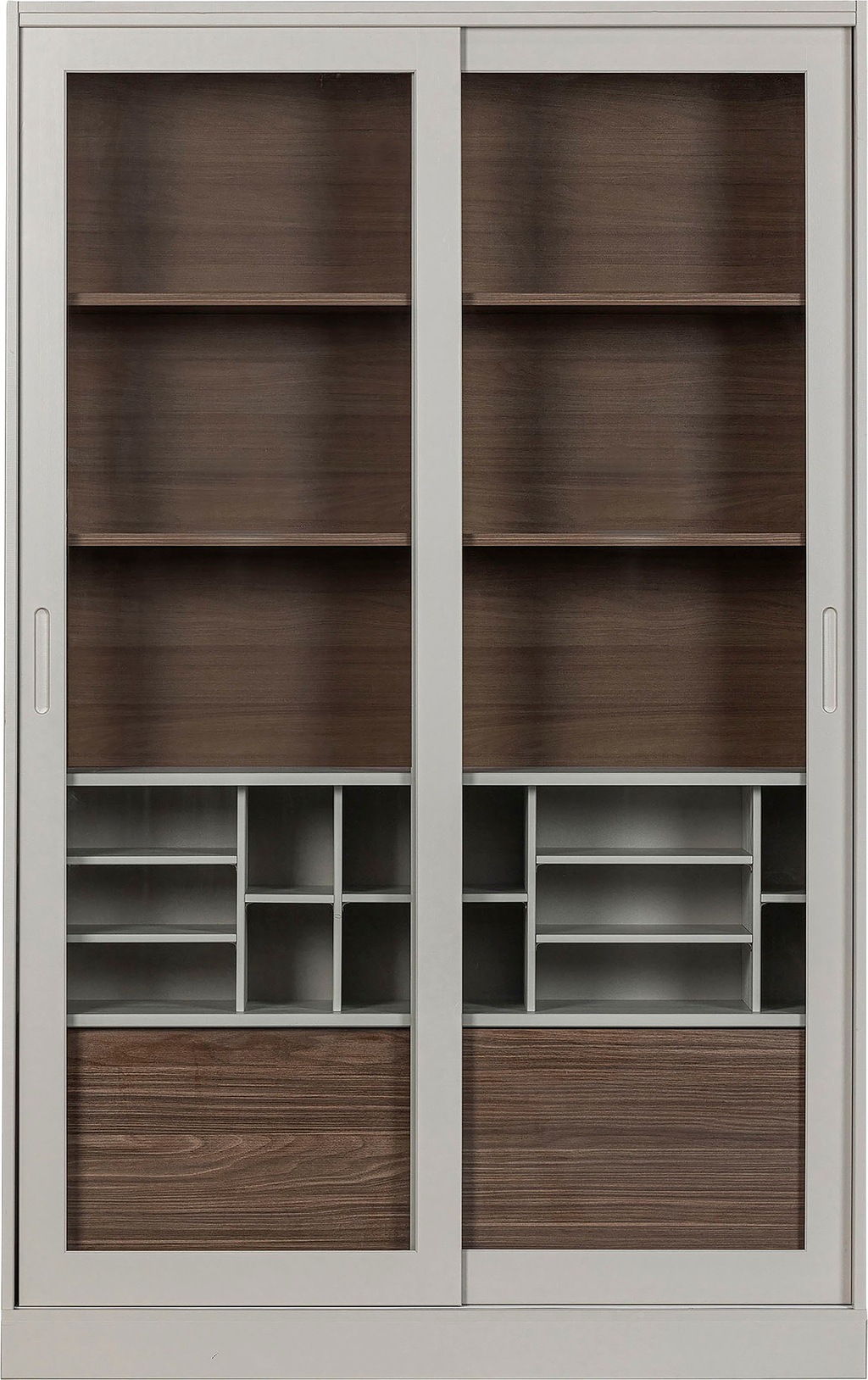 WOOOD Vitrine "James", mit Glas, viel Stauraum, H 200 cm x B 125 cm günstig online kaufen