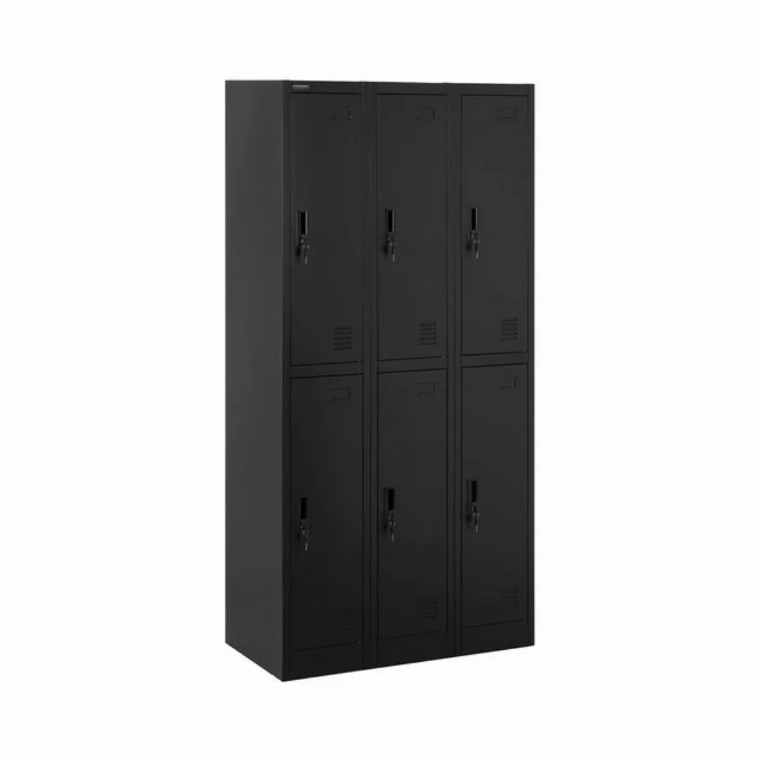 Fromm&Starck Aktenschrank Spindschrank Schließfachschrank Metallschrank 6 S günstig online kaufen