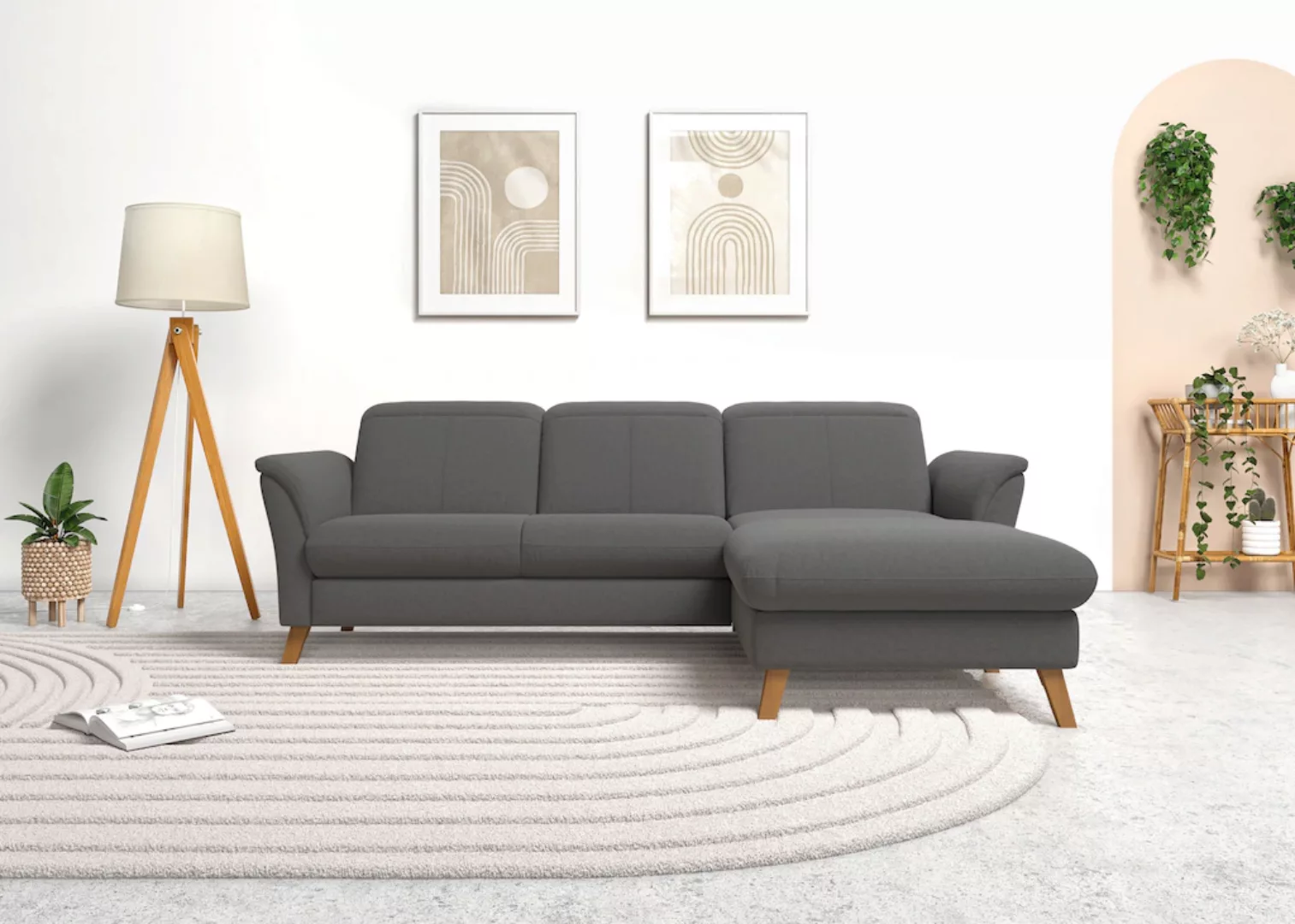 sit&more Ecksofa »Romero L-Form«, wahlweise mit oder ohne Relax-Funktion, B günstig online kaufen