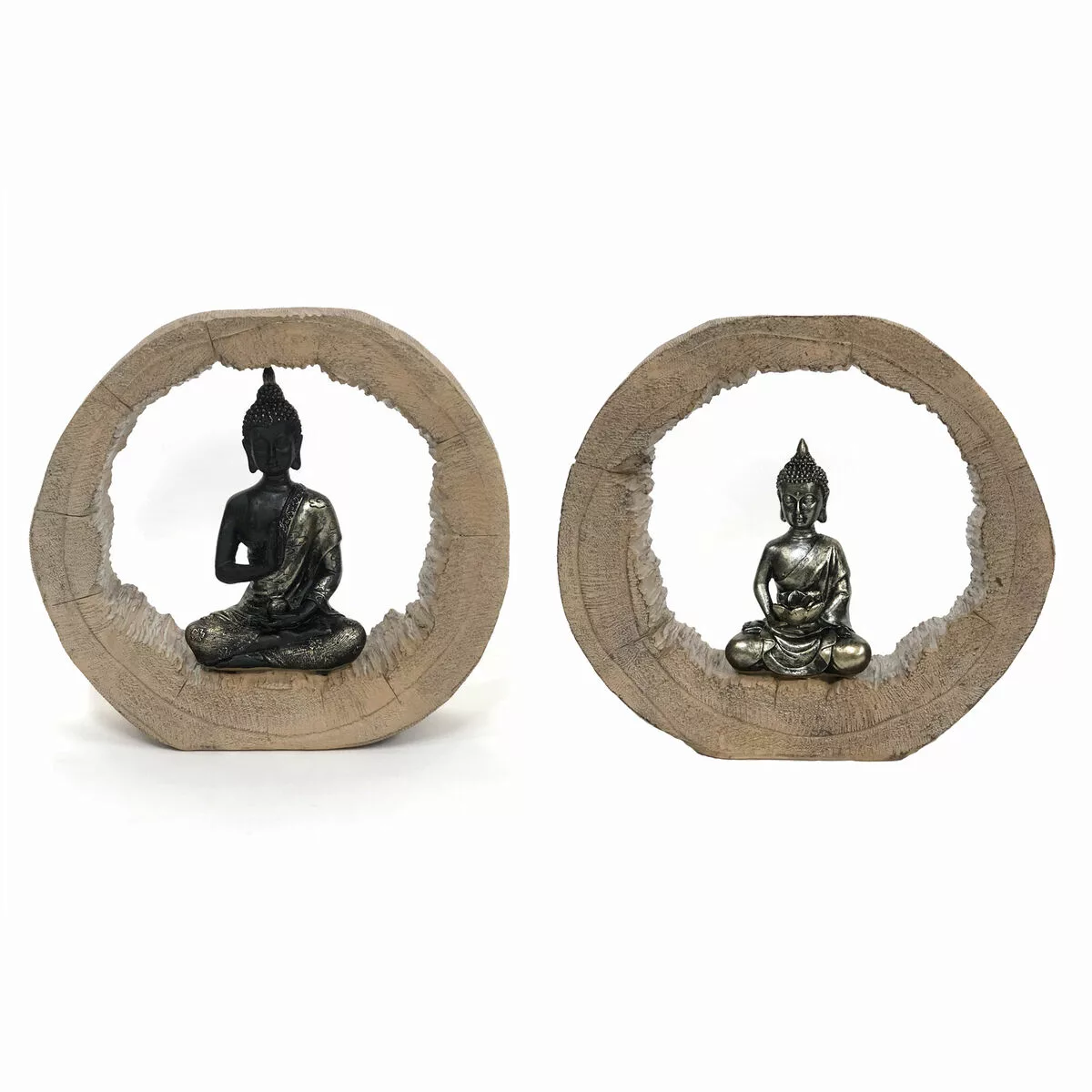 Deko-figur Dkd Home Decor Natürlich Schwarz Buddha Harz (20,5 X 6 X 18,5 Cm günstig online kaufen