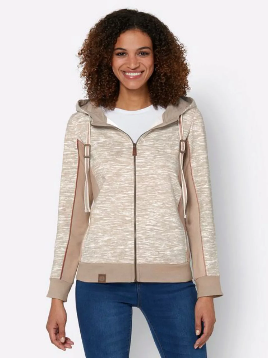 Casual Looks Shirtjacke "Sweatjacke", (1 tlg.) günstig online kaufen