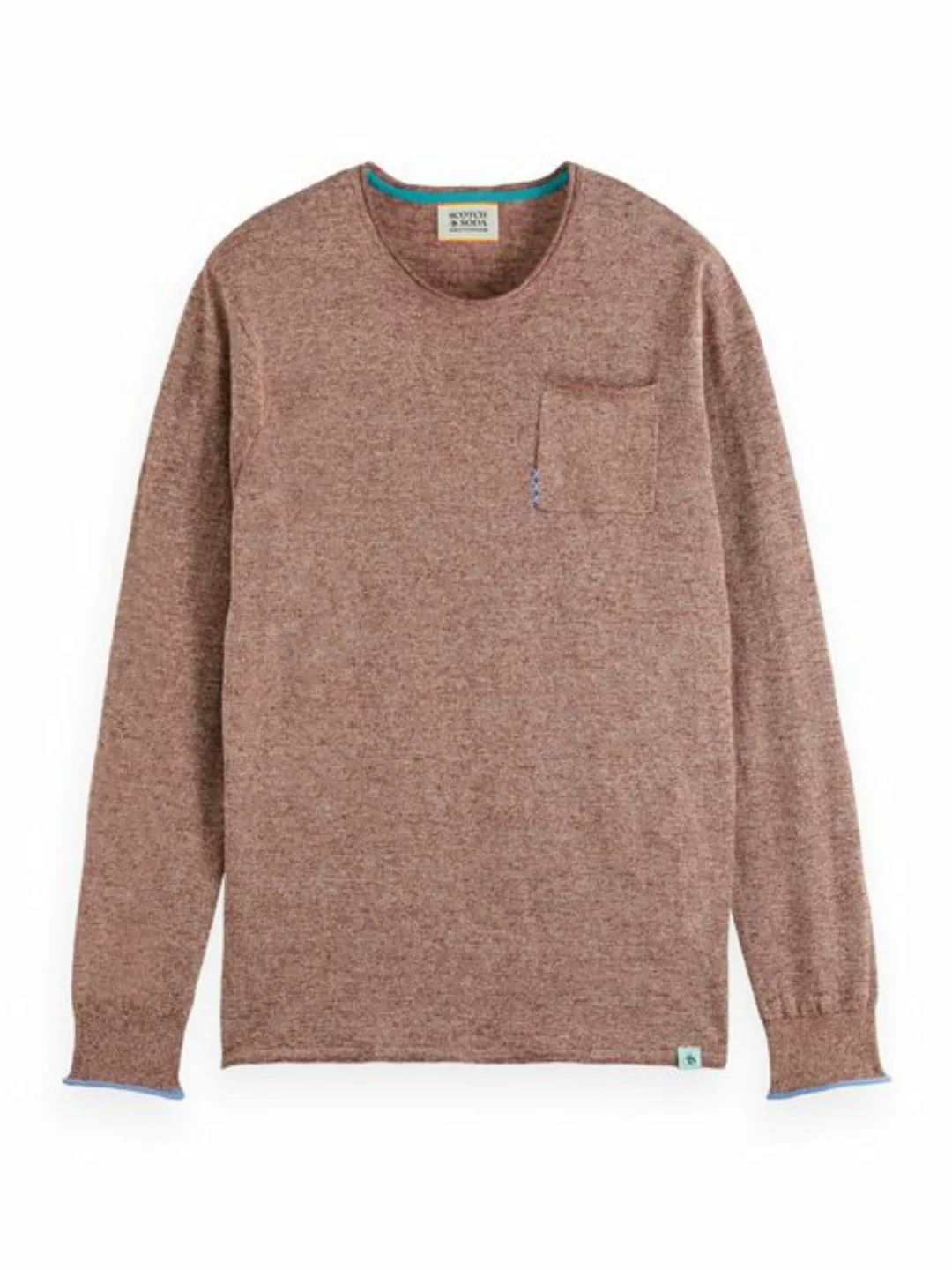 Scotch & Soda Strickpullover LINEN COTTON BLEND CREW NECK günstig online kaufen