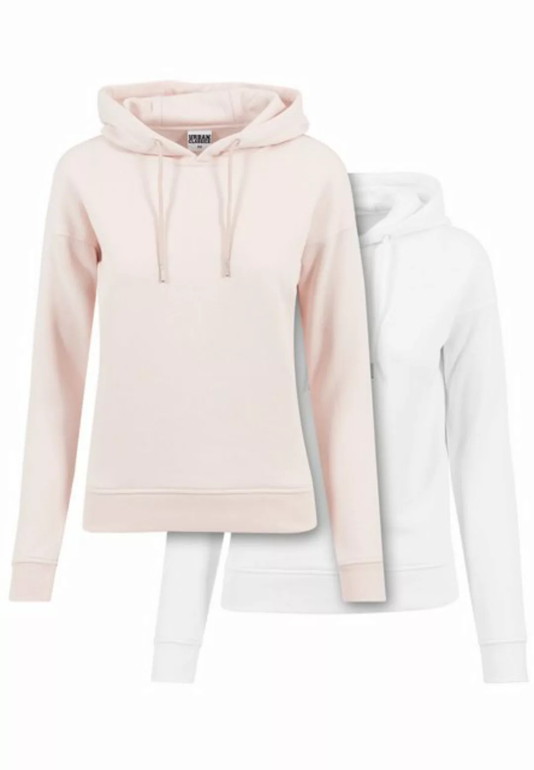 URBAN CLASSICS Kapuzenpullover Urban Classics Damen Ladies Hoody 2-Pack (1- günstig online kaufen