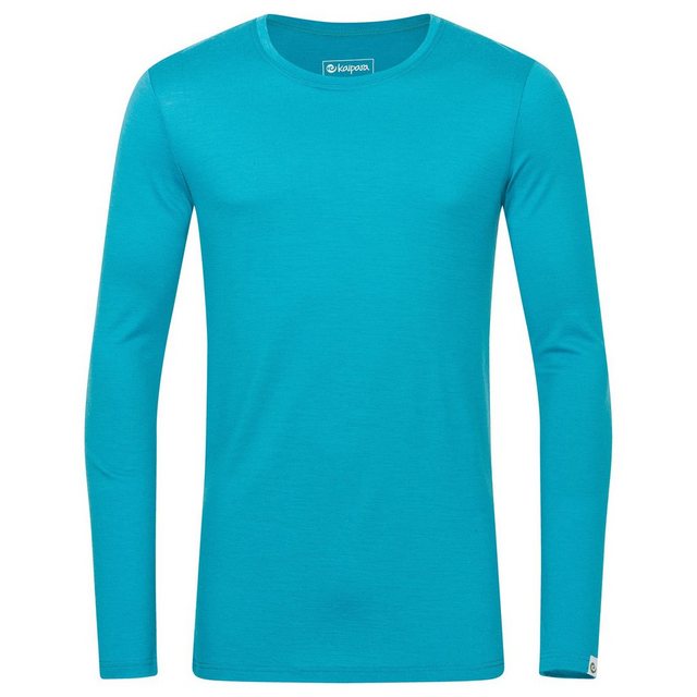 Kaipara - Merino Sportswear Langarmshirt Merino Longsleeve Herren Slimfit 2 günstig online kaufen